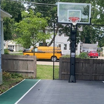 Compact Urban Multi-Sport Court Installation in Madison