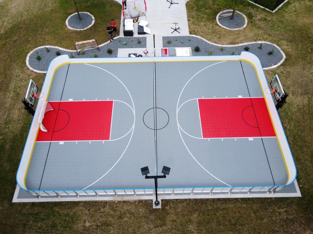 Woodball City Outdoor Multi Chain Interactive Play Zone PlayRoom